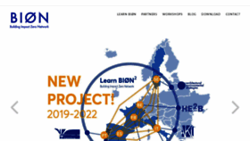 What Bi0n.eu website looked like in 2020 (4 years ago)