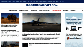 What Bulgarianmilitary.com website looked like in 2020 (4 years ago)