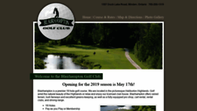 What Blairhamptongolf.com website looked like in 2020 (4 years ago)