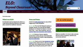 What Beyondclassroom.org website looked like in 2020 (4 years ago)
