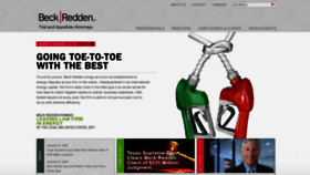 What Beckredden.com website looked like in 2020 (4 years ago)