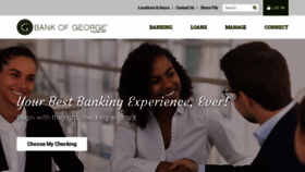 What Bankofgeorge.com website looked like in 2020 (4 years ago)