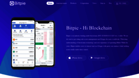 What Bitpie.com website looked like in 2020 (4 years ago)