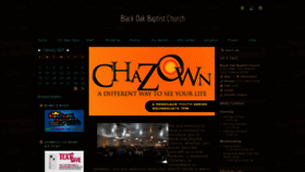 What Blackoakbaptistchurch.com website looked like in 2020 (4 years ago)