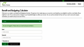 What Betteroffcalculator.co.uk website looked like in 2020 (5 years ago)