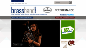 What Brassbandworld.co.uk website looked like in 2020 (4 years ago)