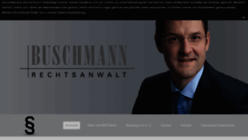 What Buschmann-rechtsanwalt.de website looked like in 2020 (4 years ago)