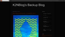 What Backup.k2nblog.com website looked like in 2020 (4 years ago)