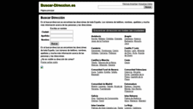 What Buscar-direccion.es website looked like in 2020 (4 years ago)