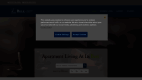 What Bellapartmentliving.com website looked like in 2020 (4 years ago)