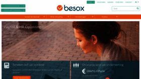 What Besox.be website looked like in 2020 (4 years ago)