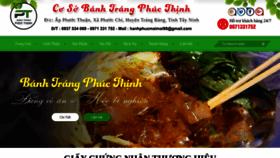 What Banhtrangphucthinh.com website looked like in 2020 (4 years ago)
