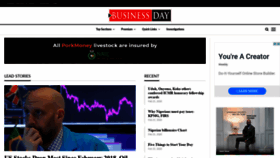 What Businessdayonline.com website looked like in 2020 (4 years ago)