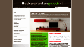 What Boekenplankenopmaat.nl website looked like in 2020 (4 years ago)