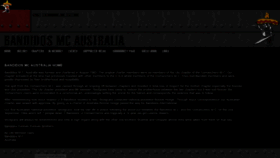 What Bandidosmc.com.au website looked like in 2020 (4 years ago)