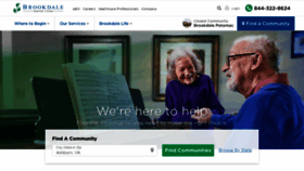 What Bslnet.brookdaleliving.com website looked like in 2020 (4 years ago)