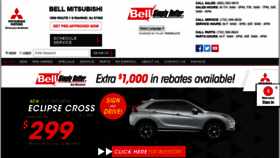 What Bellmitsubishi.com website looked like in 2020 (4 years ago)