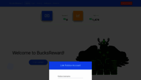 What Bucksreward.net website looked like in 2020 (4 years ago)