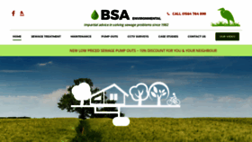 What Bsaenvironmental.co.uk website looked like in 2020 (4 years ago)