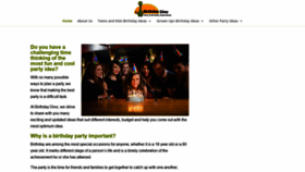 What Birthdaydino.com website looked like in 2020 (4 years ago)