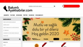 What Bakimliayakkabilar.com website looked like in 2020 (4 years ago)