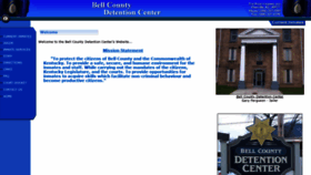 What Bellcountydetention.com website looked like in 2020 (4 years ago)