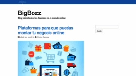 What Bigbozz.es website looked like in 2020 (4 years ago)