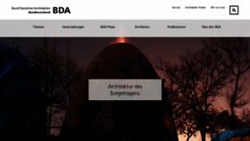 What Bda-bund.de website looked like in 2020 (4 years ago)