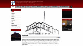 What Barnstaplecatholicchurch.com website looked like in 2020 (4 years ago)