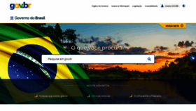 What Brasil.gov.br website looked like in 2020 (4 years ago)