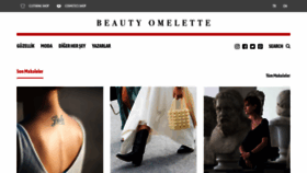 What Beautyomelette.com website looked like in 2020 (4 years ago)