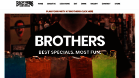 What Brothersbar.com website looked like in 2020 (4 years ago)