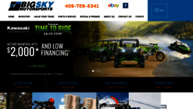 What Bigskymotorsports.com website looked like in 2020 (4 years ago)