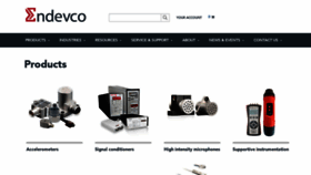 What Buy.endevco.com website looked like in 2020 (4 years ago)