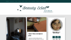 What Beautyeclat.fr website looked like in 2020 (4 years ago)
