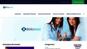 What Bibliomed.com website looked like in 2020 (4 years ago)