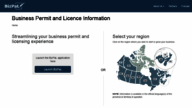 What Bizpal-perle.ca website looked like in 2020 (5 years ago)