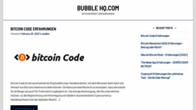 What Bubbleshq.com website looked like in 2020 (4 years ago)