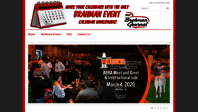 What Brahmanevent.com website looked like in 2020 (4 years ago)