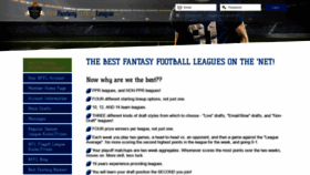 What Bestfantasyfootballleague.com website looked like in 2020 (4 years ago)
