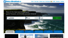 What Bedandbreakfasts.ie website looked like in 2020 (4 years ago)