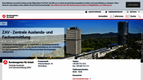 What Ba-auslandsvermittlung.de website looked like in 2020 (4 years ago)