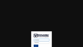 What Backoffice.immunotec.com website looked like in 2020 (4 years ago)