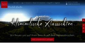 What Berghotel-hoher-knochen.de website looked like in 2020 (4 years ago)