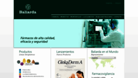 What Baliarda.com.ar website looked like in 2020 (4 years ago)
