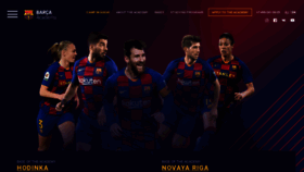 What Barcaacademy.ru website looked like in 2020 (4 years ago)