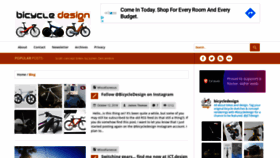 What Bicycledesign.net website looked like in 2020 (4 years ago)