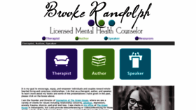 What Brooke-randolph.com website looked like in 2020 (4 years ago)