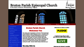 What Brutonparish.org website looked like in 2020 (4 years ago)