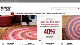 What Braided-rugs.com website looked like in 2020 (4 years ago)